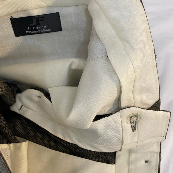 J. Ferrar 3 button suit coat and slacks 34x30 - Picture 10 of 15